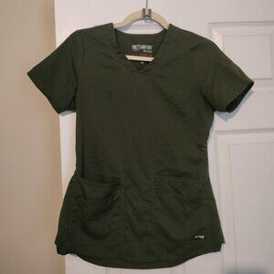 Women's Green Scrub top